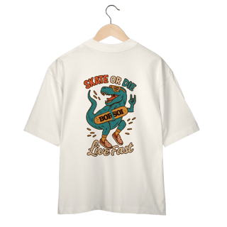 Camiseta Oversized Skate or Die