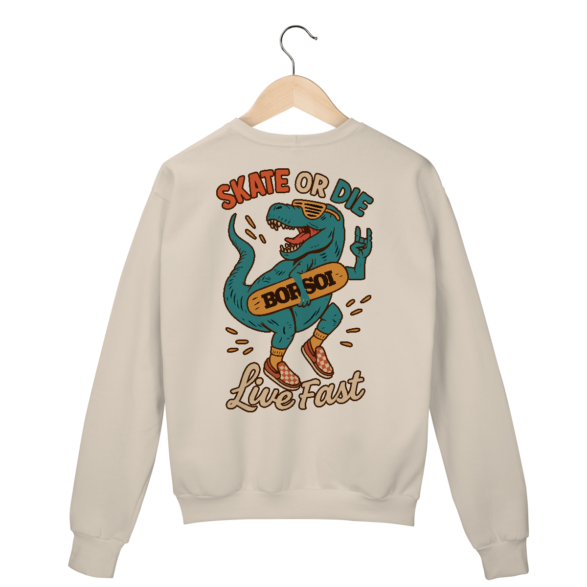 Nome do produto: Moletom Prime Fechado Skate or Die