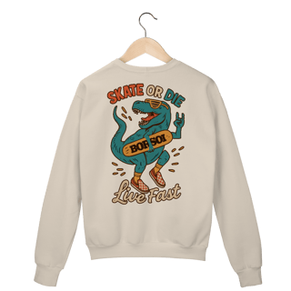 Moletom Prime Fechado Skate or Die