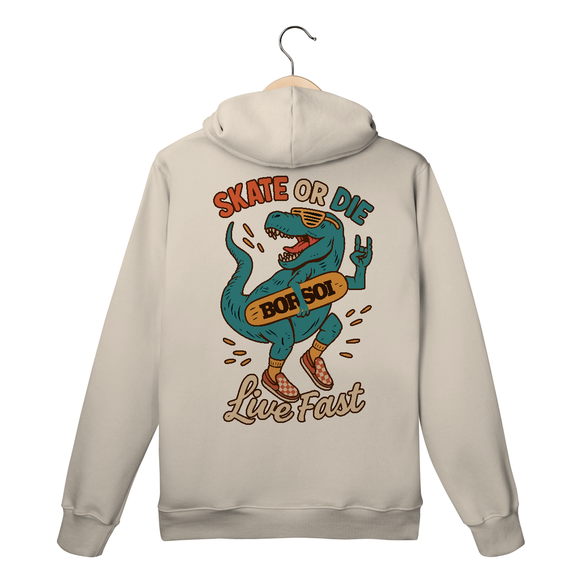 Nome do produto: Moletom Prime Canguru Skate or Die