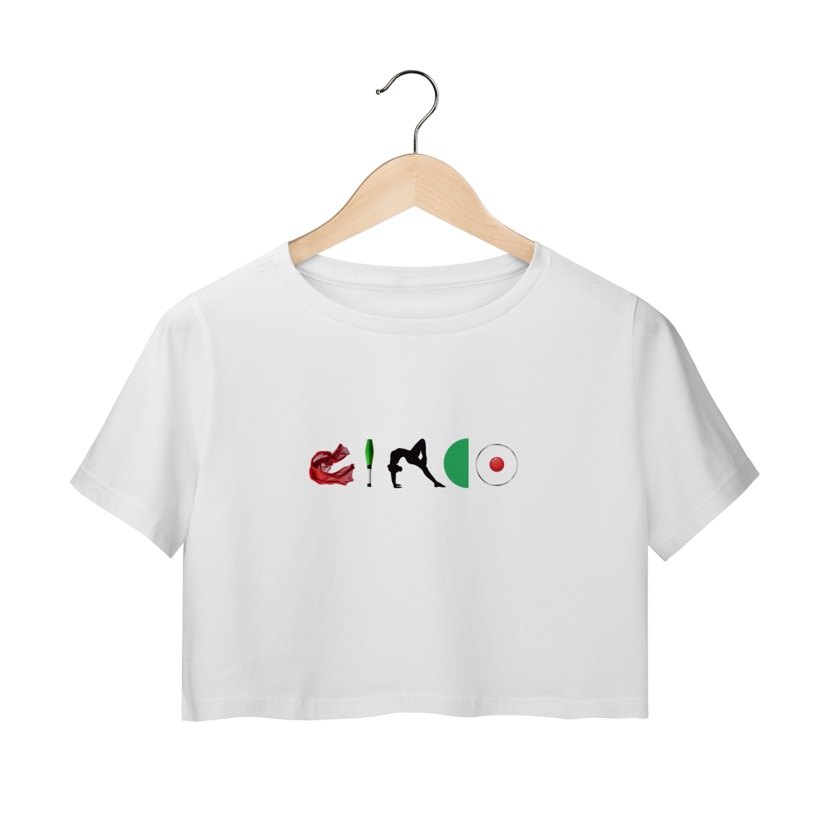 Nome do produto: Camisa Cropped Circo - ICC - Instituto Cultural Circolar