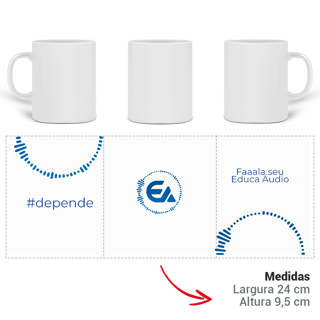 Nome do produto Caneca Educa Áudio