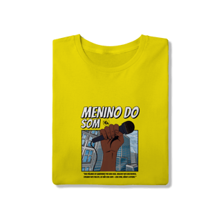 Nome do produto Camisa Menino do Som Microfone Preto
