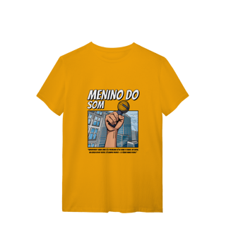 Nome do produto Camisa Menino do Som Microfone Prata