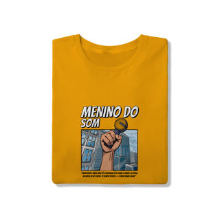 Nome do produto Camisa Menino do Som Microfone Prata