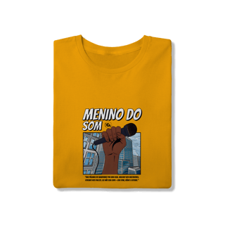 Nome do produto Camisa Menino do Som Microfone Preto