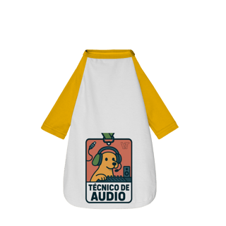 Nome do produto Camisa Pet Técnico de Áudio