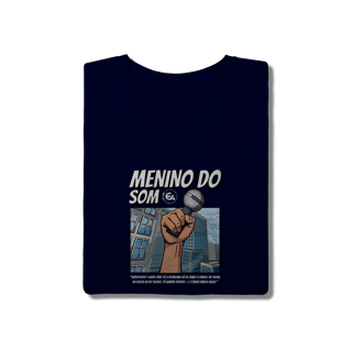 Nome do produto Camisa Menino do Som Microfone Prata