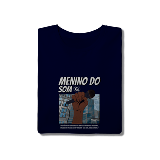 Nome do produto Camisa Menino do Som Microfone Preto
