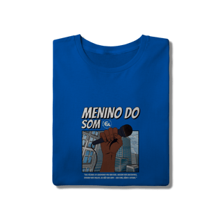 Nome do produto Camisa Menino do Som Microfone Preto