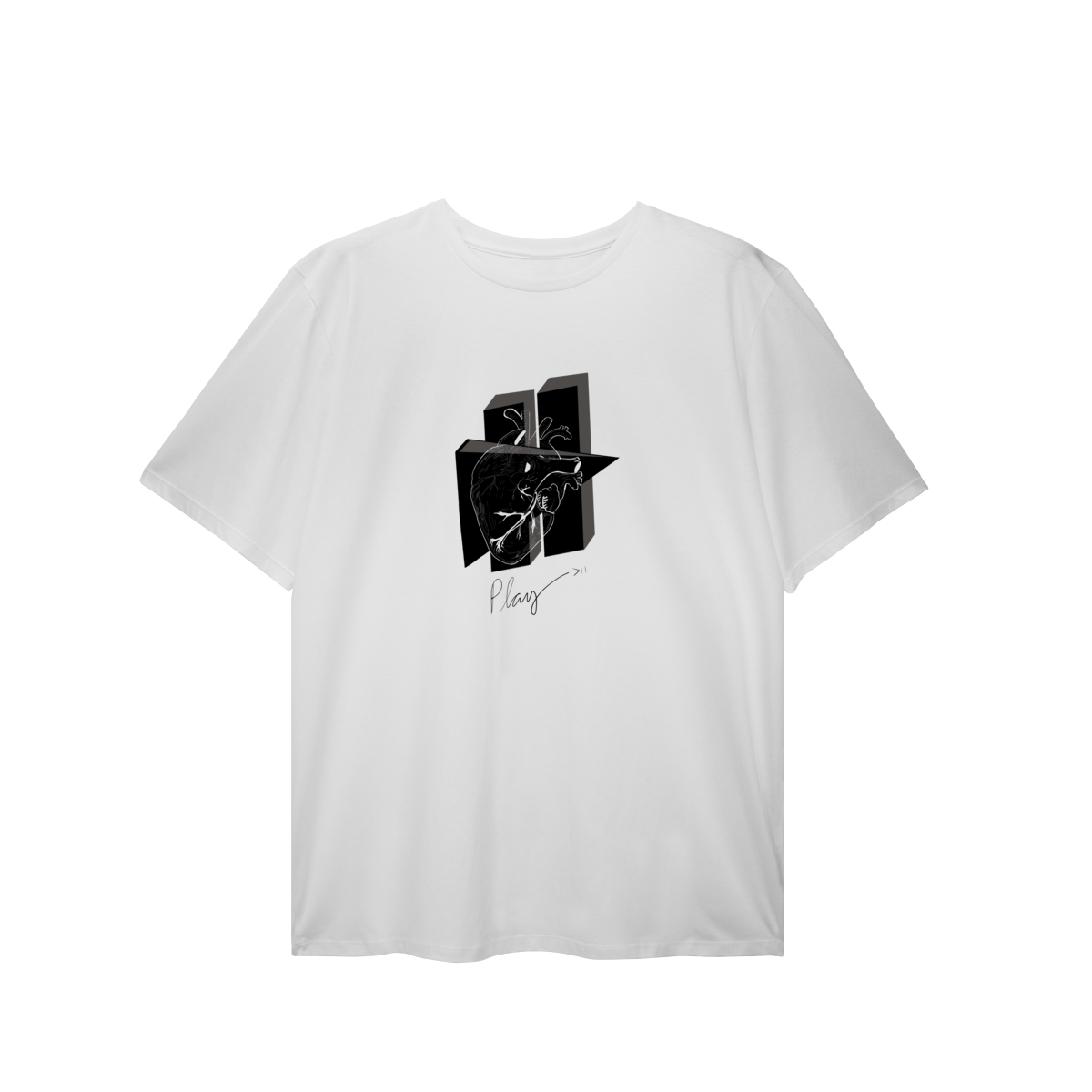 Nome do produto: Camisa Coração Play Plus Size