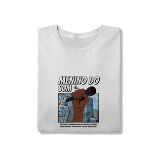 Nome do produto Camisa Menino do Som Microfone Preto