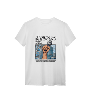 Nome do produto Camisa Menino do Som Microfone Prata