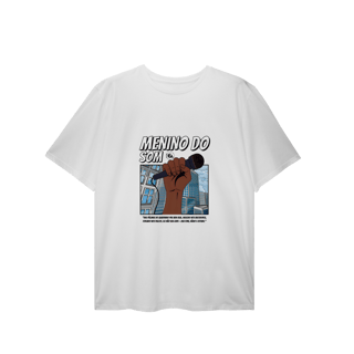 Nome do produto Camisa Menino do Som Plus Size Microfone Preto