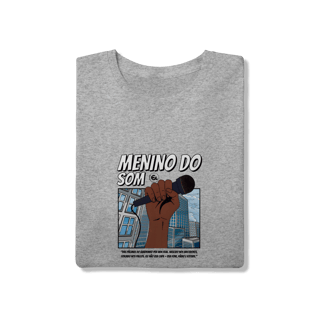 Nome do produto Camisa Menino do Som Microfone Preto