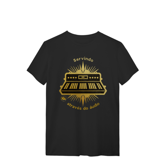 Camisa Servindo Através do Áudio