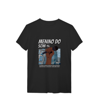 Nome do produto Camisa Menino do Som Microfone Preto