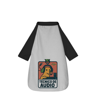 Nome do produto Camisa Pet Técnico de Áudio