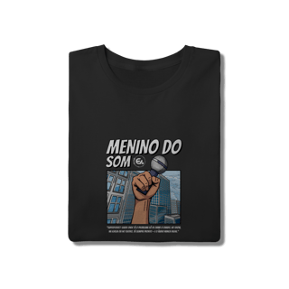 Nome do produto Camisa Menino do Som Microfone Prata