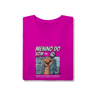 Nome do produto Camisa Menino do Som Microfone Prata