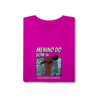 Nome do produto Camisa Menino do Som Microfone Preto