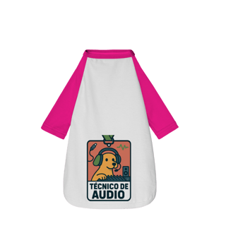 Nome do produto Camisa Pet Técnico de Áudio