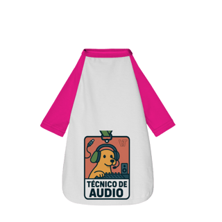 Nome do produto Camisa Pet Técnico de Áudio