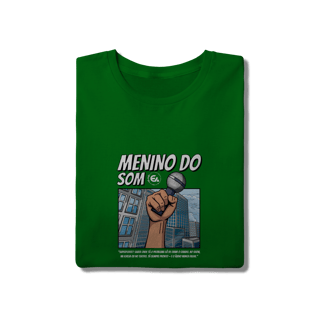 Nome do produto Camisa Menino do Som Microfone Prata