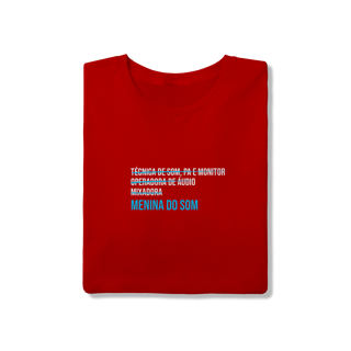 Nome do produto Camisa Menina do Som Riscada