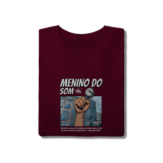 Nome do produto Camisa Menino do Som Microfone Prata