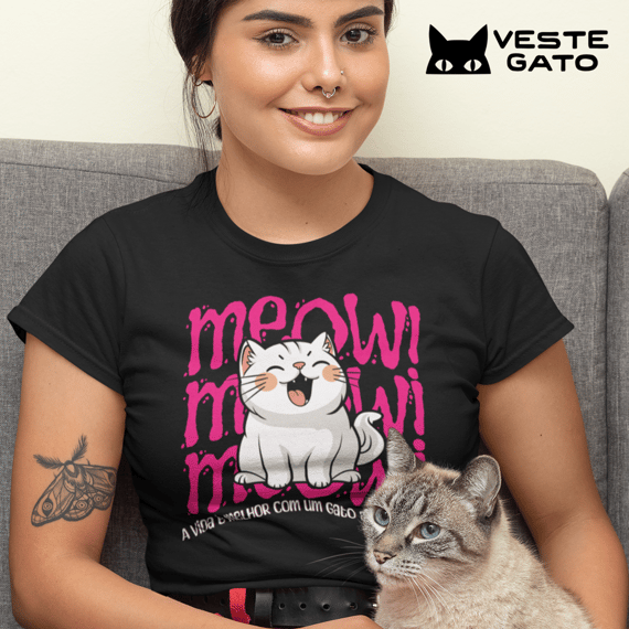 A vida é melhor com um Gato (Classic)