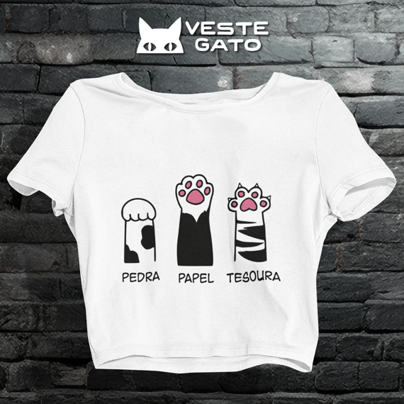 Cropped Pata, Papel e Tesoura