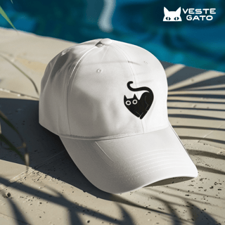 Boné Coração Felino