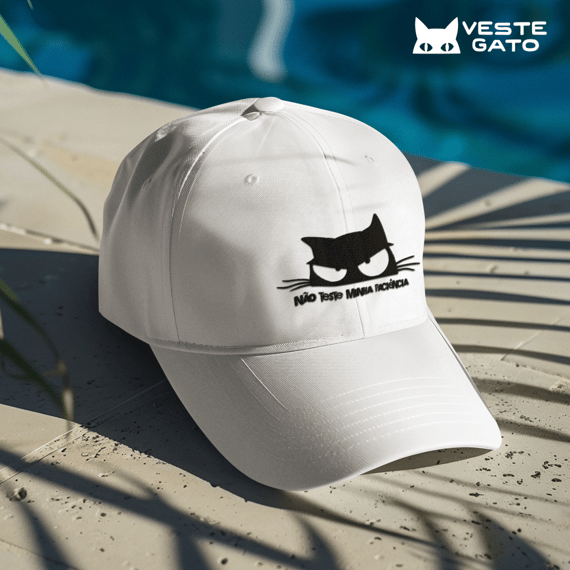Boné Gato Sem Paciência