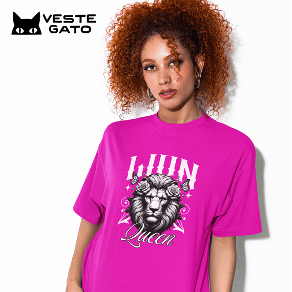 Lion Queen – Leoa com Rosas (Quality)