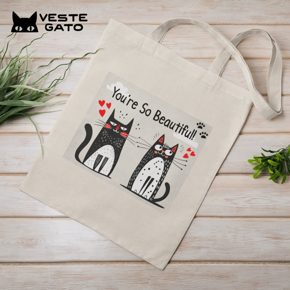 EcoBag Casal de Gatos - You