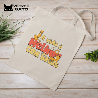 EcoBag A vida é melhor com Gatos