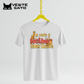 Nome do produtoA vida é melhor com Gatos (Quality)