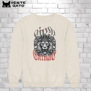 Nome do produtoLeão Rugindo com Coroa e Caveiras