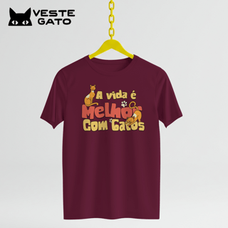 Nome do produtoA vida é melhor com Gatos (Quality)