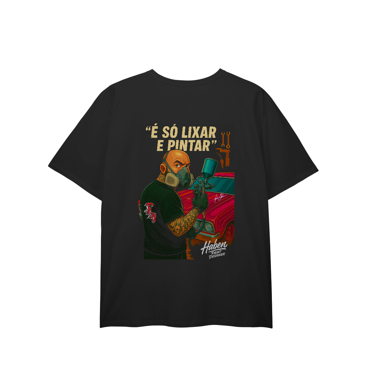 Nome do produto: T-Shirt Plus Size - É só lixar e pintar!