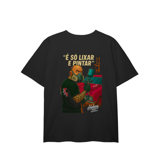 T-Shirt Plus Size - É só lixar e pintar!