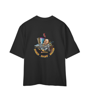 Nome do produto Camiseta Oversized - pinstriping 