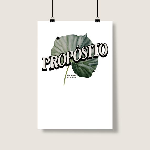PÔSTER PROPÓSITO
