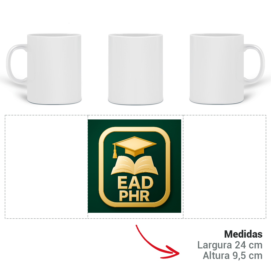 Nome do produto: Caneca Mágica EAD PHR