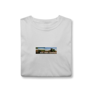 Nome do produto Camiseta Estampada - Agro Poder e Progresso!