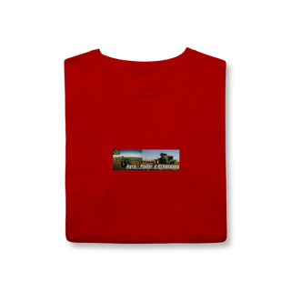 Nome do produto Camiseta Estampada - Agro Poder e Progresso!