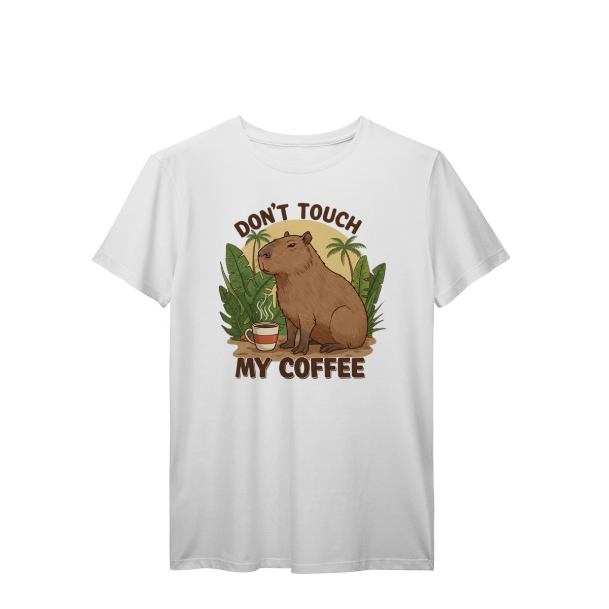CAMISETA CAPIVARA DON'T TOUCH MY COFFEE