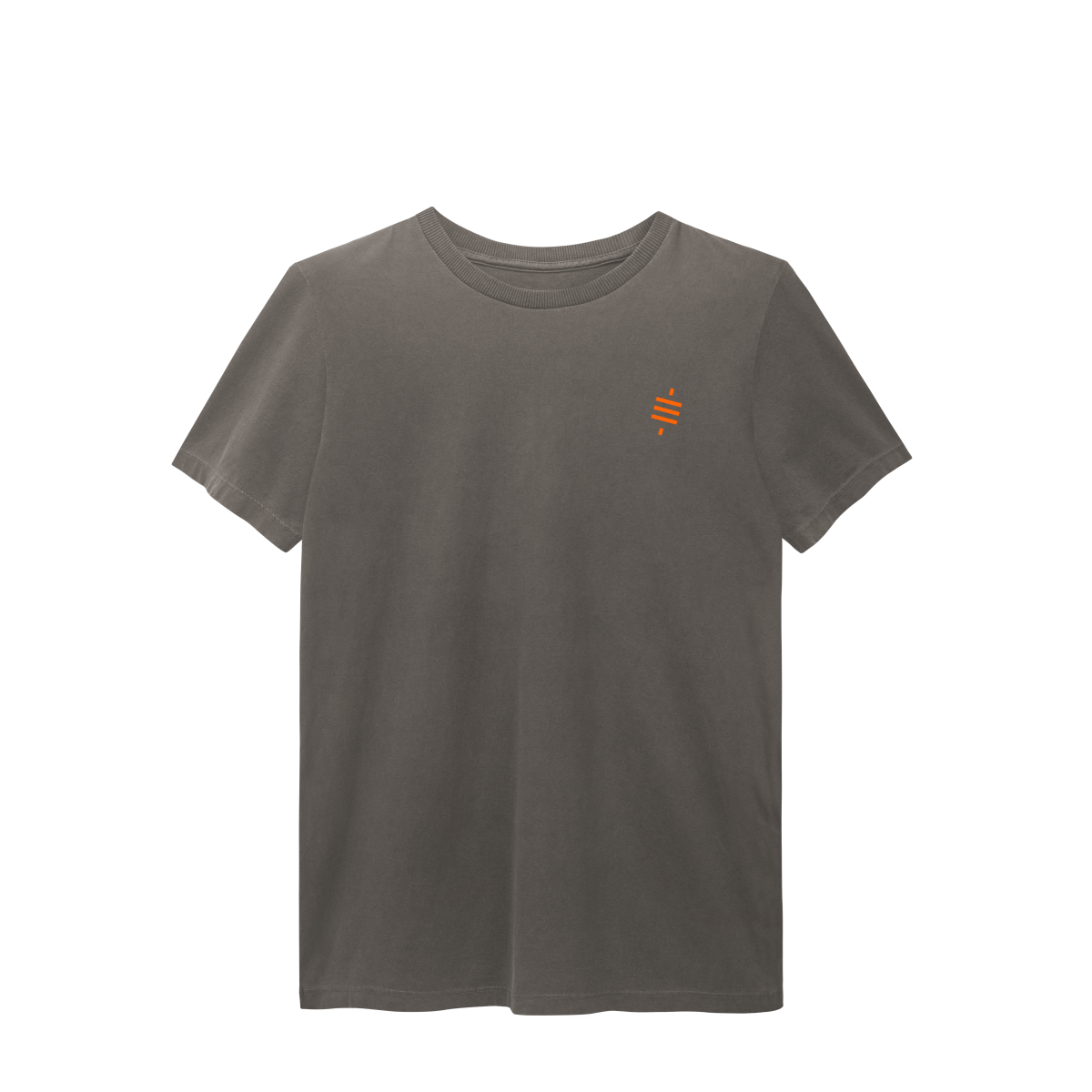 Camiseta Trinity Estonada Preta - Estampa Minimalista Símbolo no Peito