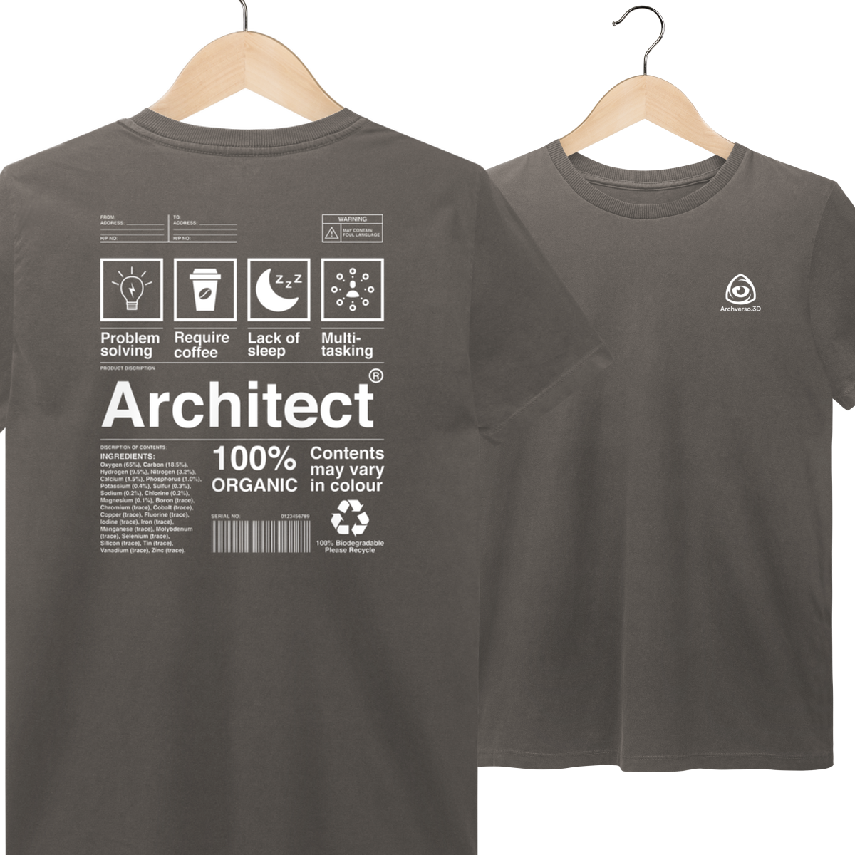 CAMISETA ESTONADA ARCHVERSO